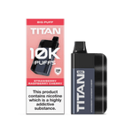Titan 10K Puffs Disposable Vape Pod Kit Box of 5 Strawberry Raspberry