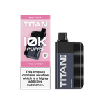 Titan 10K Puffs Disposable Vape Pod Kit Box of 5 Pink Burst
