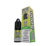 Ultimate 5000 Nic Salt 10ml E - Liquid Box of 10 Peach Mango Watermelon