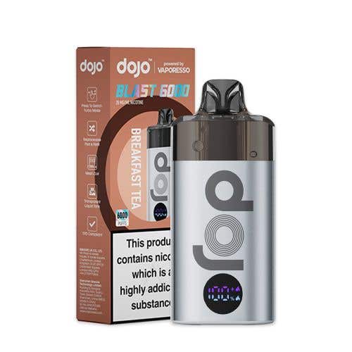 Vaporesso Dojo Blast 6000 Prefilled Pod Vape Kit Box of 5 Breakfast Tea