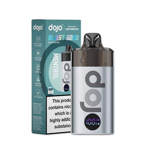 Vaporesso Dojo Blast 6000 Prefilled Pod Vape Kit Box of 5 Silver - Menthol