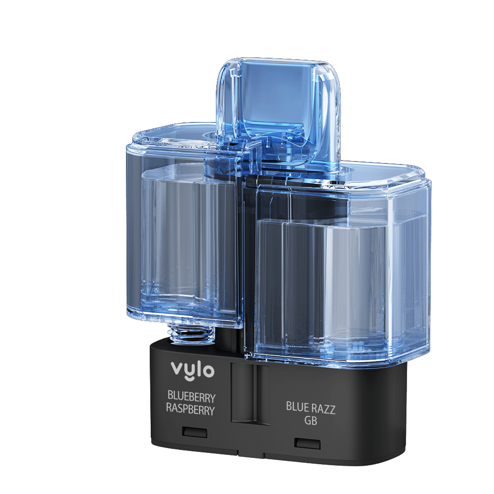 Vylo Duo 35k Prefilled Pods Box of 5 Blueberry Rasoberry/Blue Razz GB
