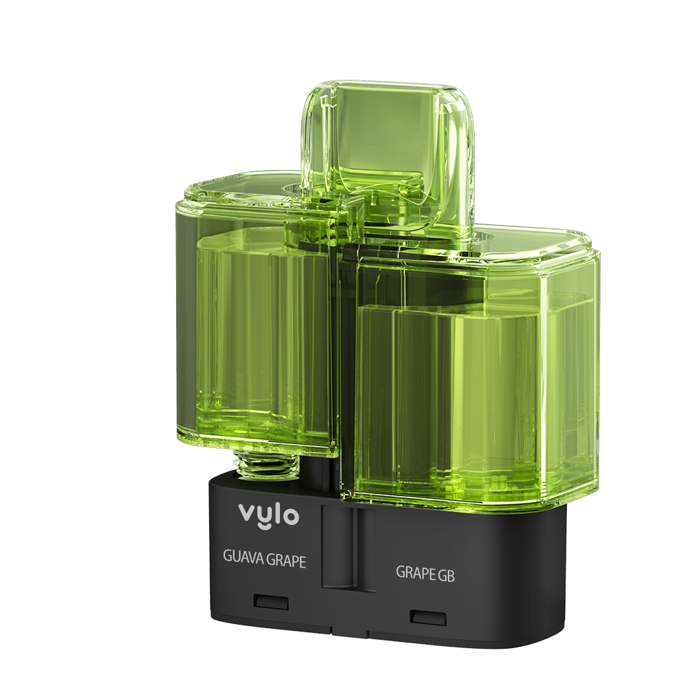 Vylo Duo 35k Prefilled Pods Box of 5 Guava Grape/Grape GB