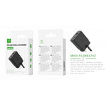 Woox MX0174 UK Folding Pin Type - C 45W PD & USB 3A Wall Charger, without cable, 5V 3A, Black