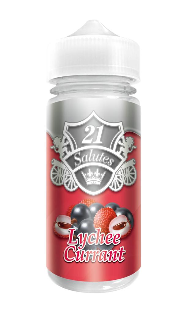 21 Salutes 100ml Shortfill Lychee Currant
