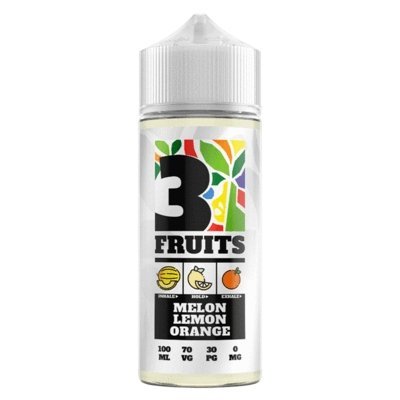 3 Fruits 100ml Shortfill Melon Lemon Orange