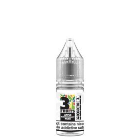 3 Fruits 10ML E - Liquid (Pack of 10) Apple Blackcurrant Pear