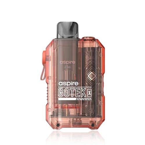 Aspire - Gotek X Pod Vape Kit Translucent Orange