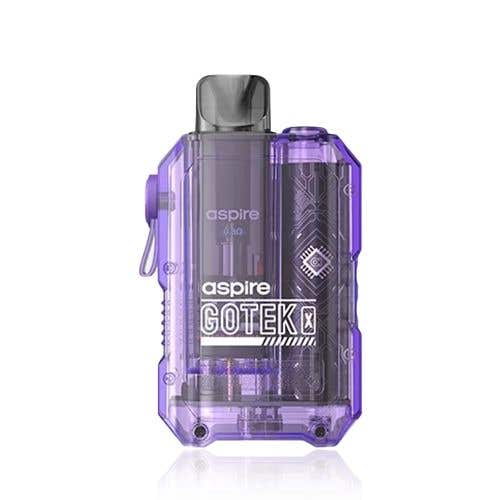 Aspire - Gotek X Pod Vape Kit Translucent Violet