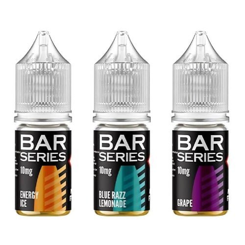 Bar Series Nic Salt 10ml E - Liquid - Pack of 10 Energy Ice