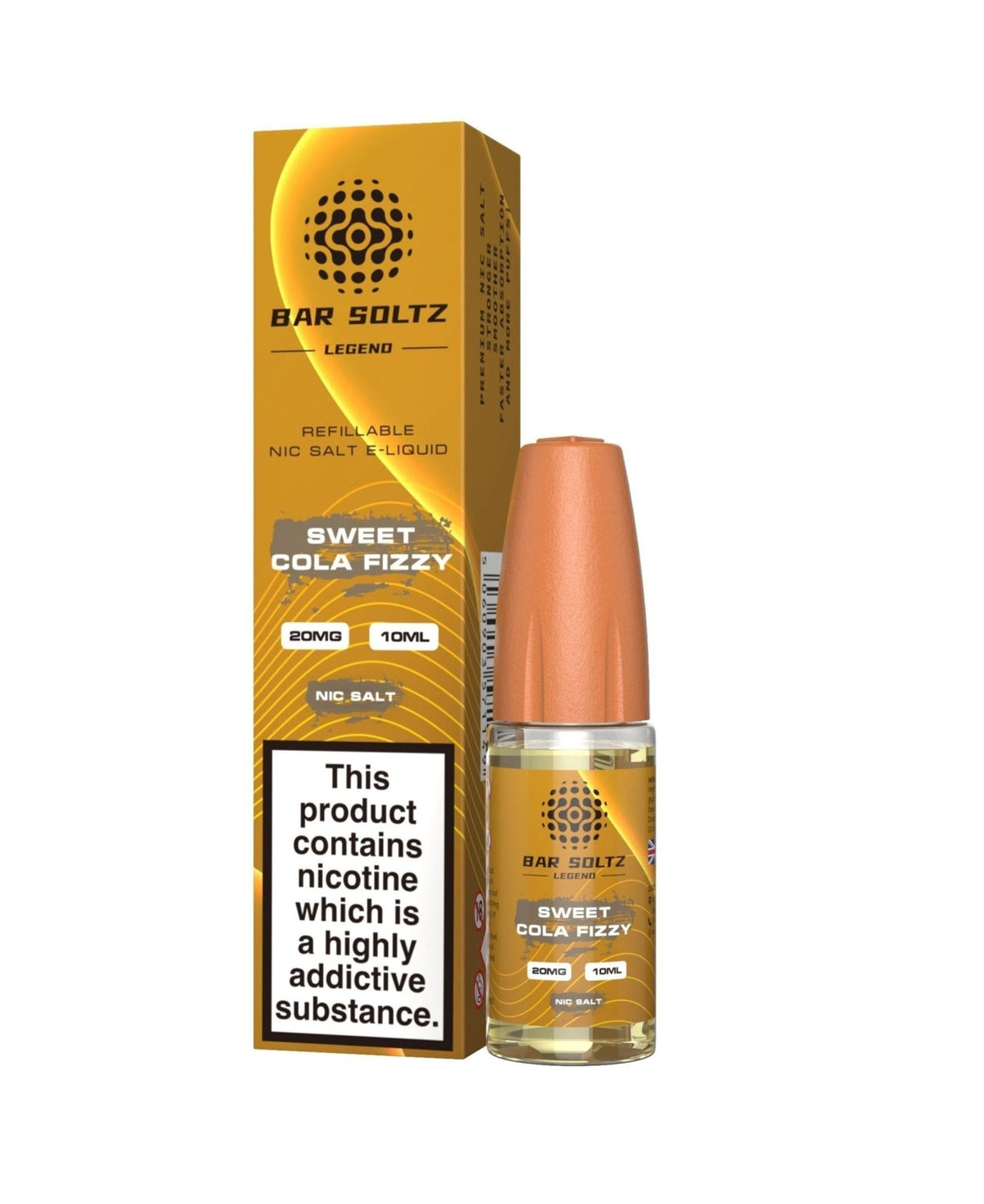 Bar soltz 10ml Nic Salt Pack of 10 Smooth Tobacco