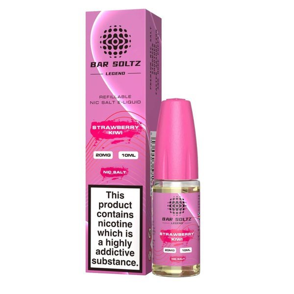 Bar Soltz Legend Nic Salts 10ml E - liquids - Box of 10 Strawberry Kiwi