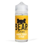 Bear Flavour 100ml E - Liquid Shortfill Mango Peach & Pear