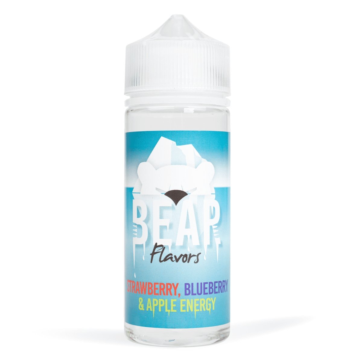 Bear Flavour 100ml E - Liquid Shortfill Strawberry Blueberry & Apple Energy