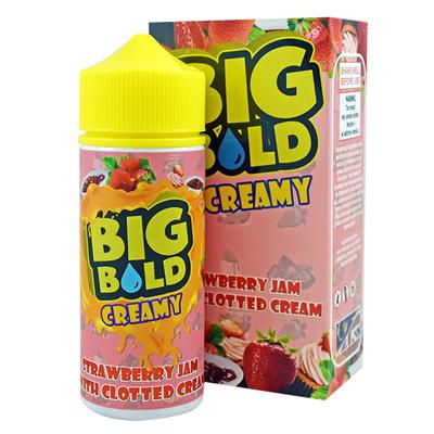 Big Bold - Creamy 100ml Shortfill Strawberry Jam with Clotted Cream
