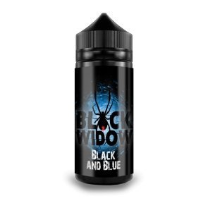 Black Widow 100ml E - liquids Black and Blue