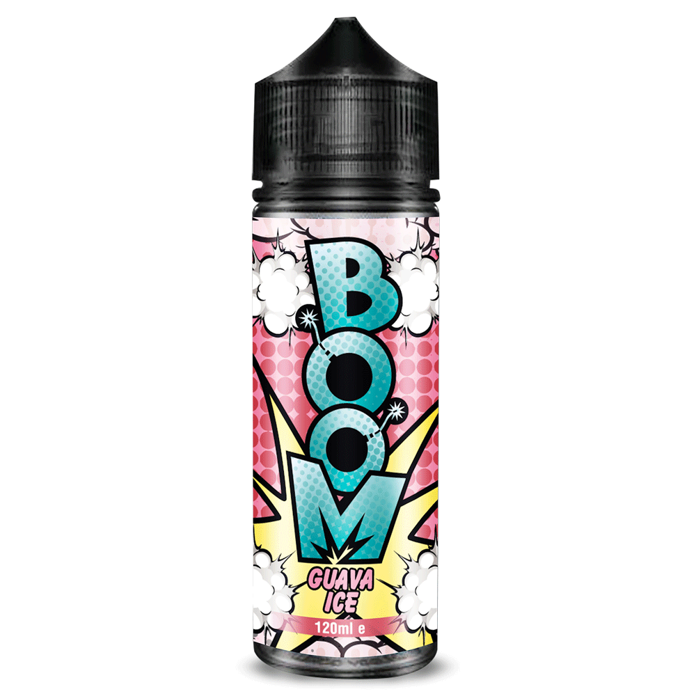 Boom 100ml E - liquids Shortfill Guava Ice