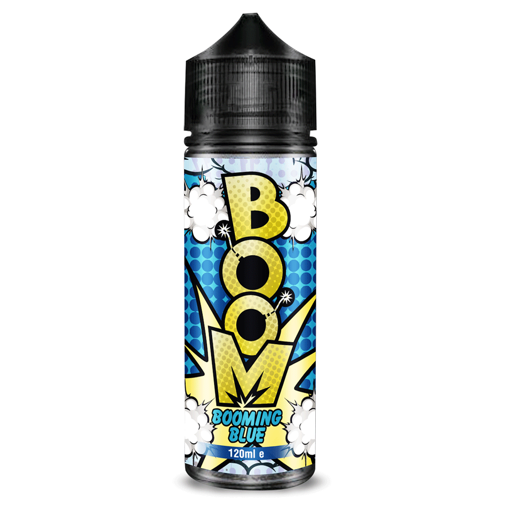 Boom 100ml E - liquids Shortfill Booming Blue