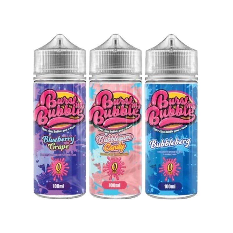 Brust My Bubble 100ml Shortfill Blueberry Grape