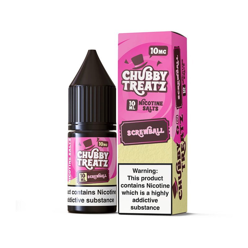 Chubby Treatz Nic Salts 10ml - Box of 10 ScrewBall