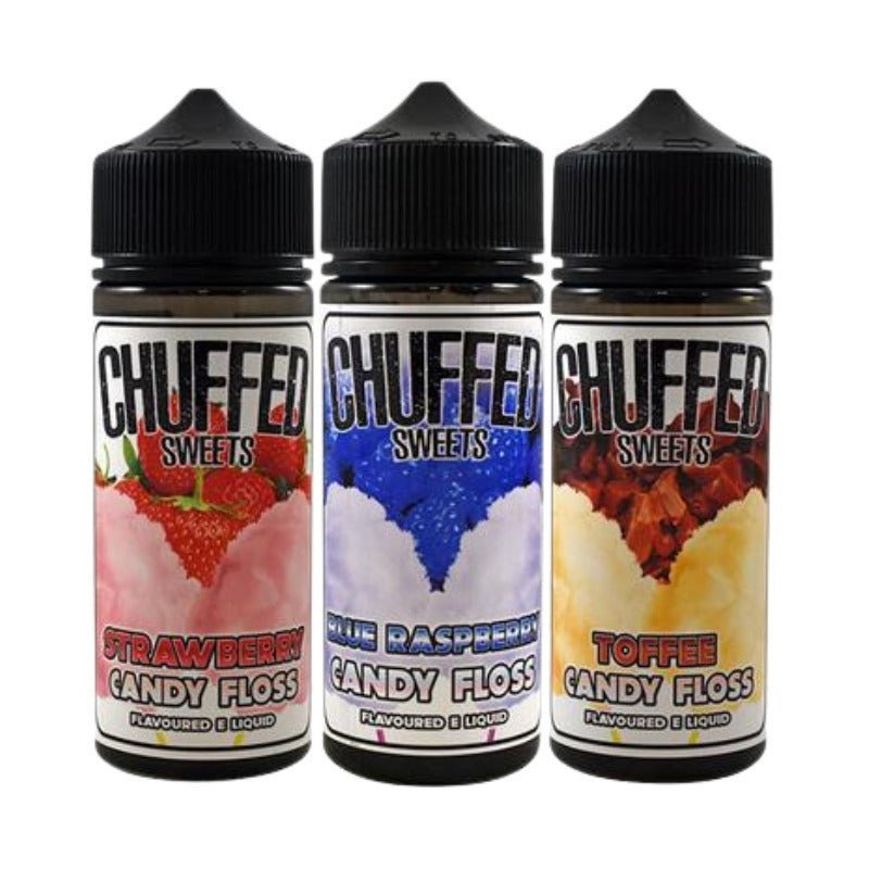 Chuffed Sweets Candy Floss 100ML Shortfill Strawberry Candy Floss