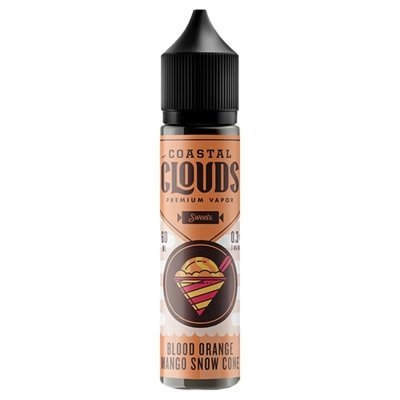 Coastal Clouds 50ml Shortfill Blood Orange Mango Snow Cone