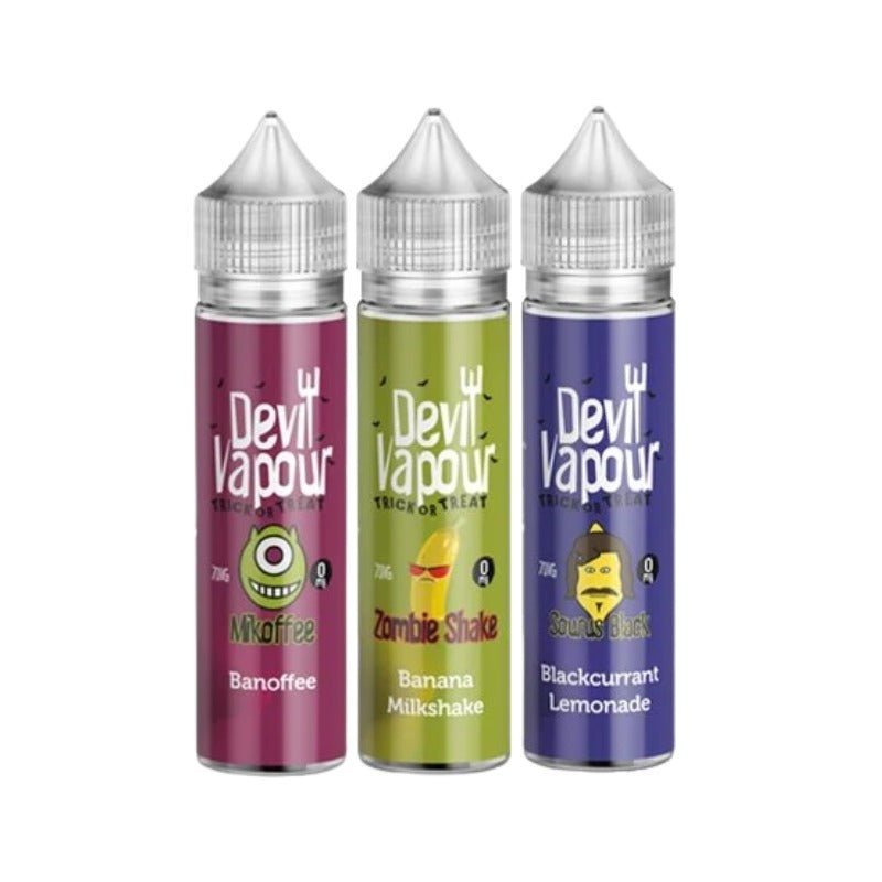 Devil Vapour 50ml Shortfill Banana Milkshake