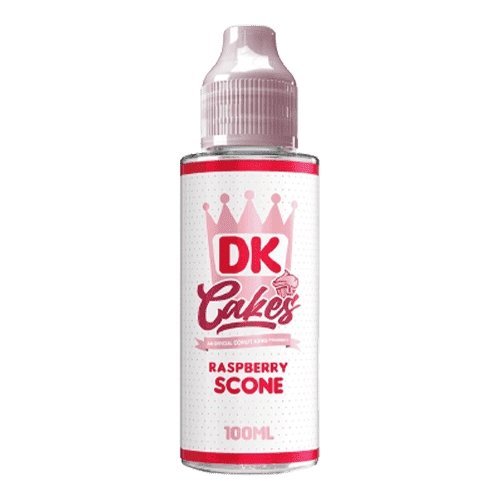 Donut King Cakes 100ml Shortfill Raspberry Scone
