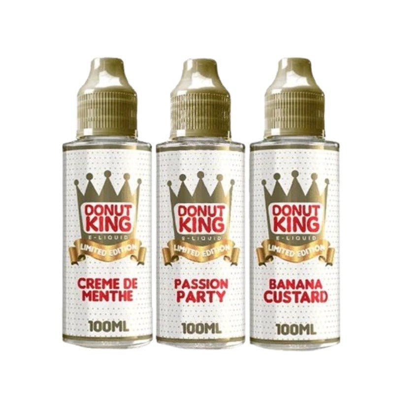Donut King Limited 100ml Shortfill Banana Custard
