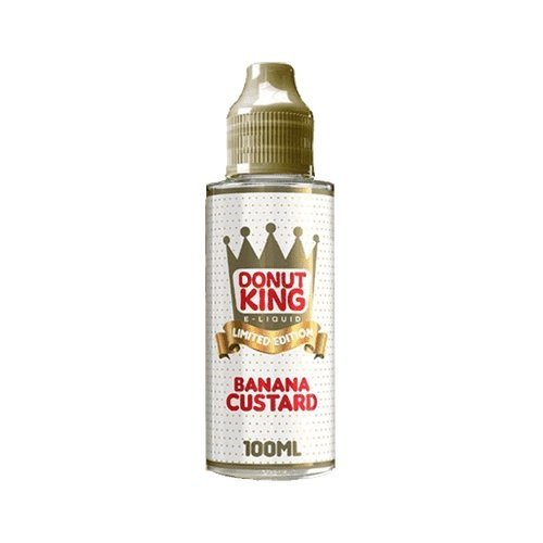Donut King Limited 100ml Shortfill Banana Custard