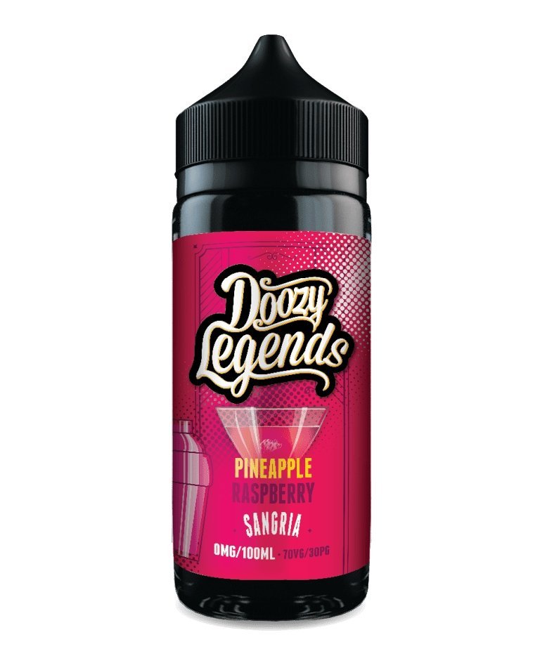 Doozy Legends 100ml E - Liquid Shortfills Pineapple Raspberry
