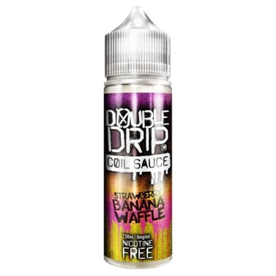 Double Drip 50ml Shortfill Strawberry Banana Waffle