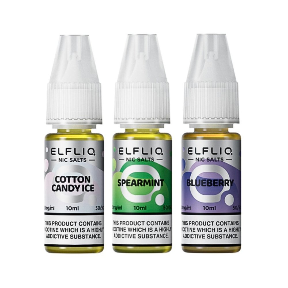 Elf Bar Elfliq Nic Salt - Box of 10 Apple Peach