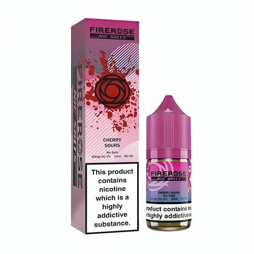 Elux Firerose 5000 10ml Nic Salts E - liquids Box of 10 Cherry Sours