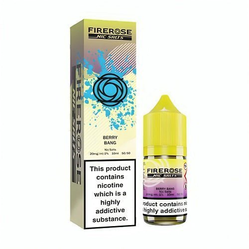 Elux Firerose 5000 10ml Nic Salts E - liquids Box of 10 Berry Bang