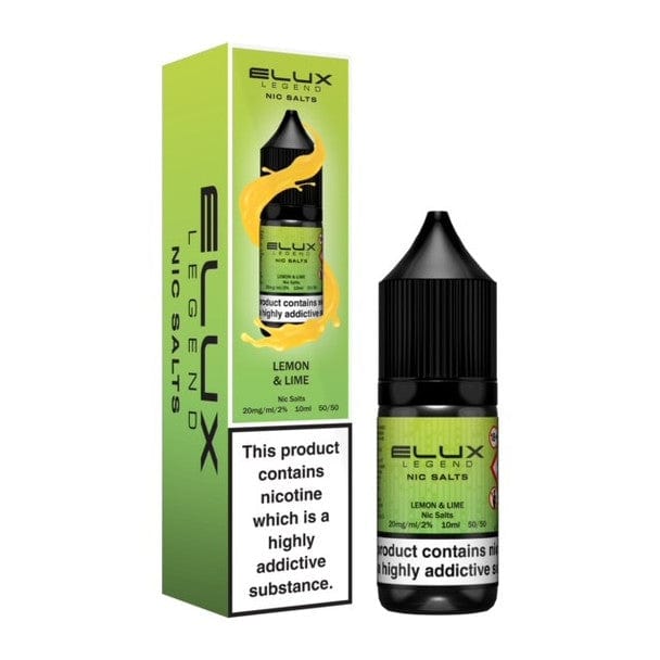 Elux Legend Nic Salts - 10ml E - liquids - Box of 10 10mg