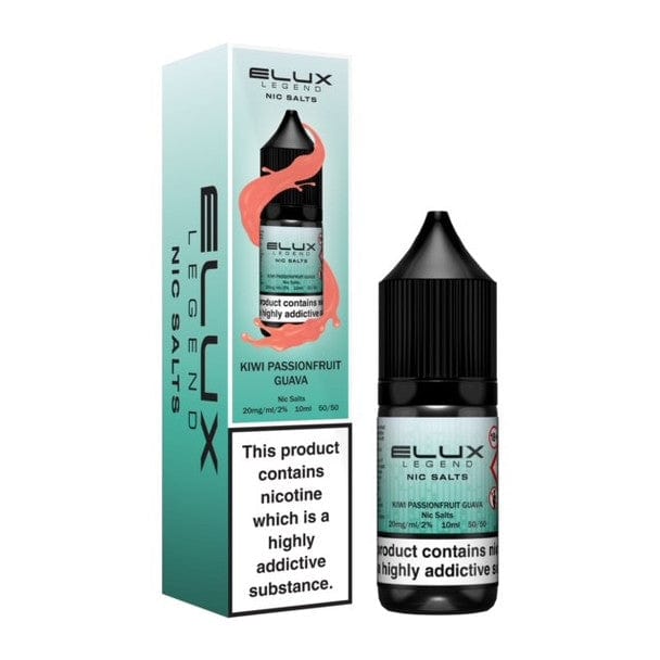 Elux Legend Nic Salts - 10ml E - liquids - Box of 10 10mg