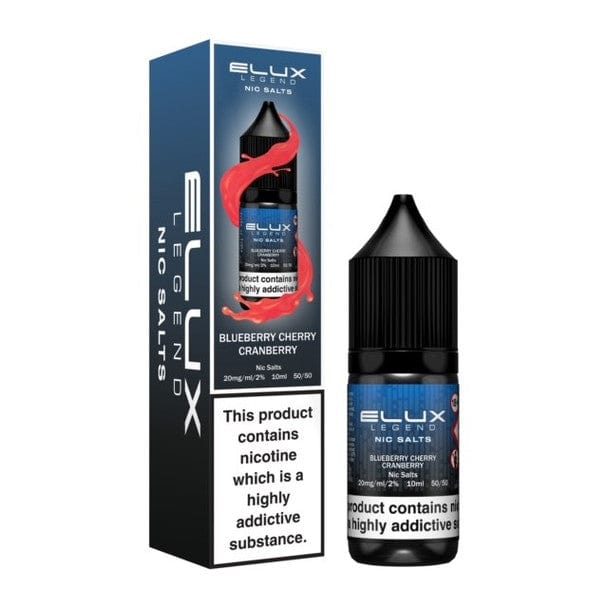 Elux Legend Nic Salts - 10ml E - liquids - Box of 10 10mg