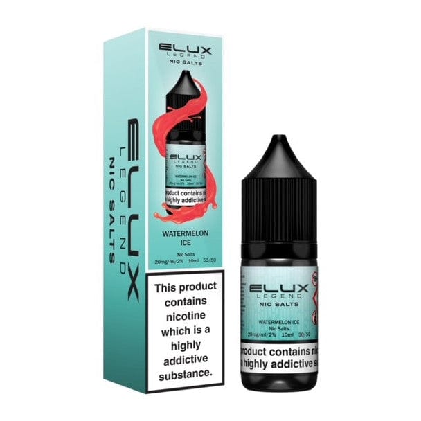 Elux Legend Nic Salts - 10ml E - liquids - Box of 10 10mg