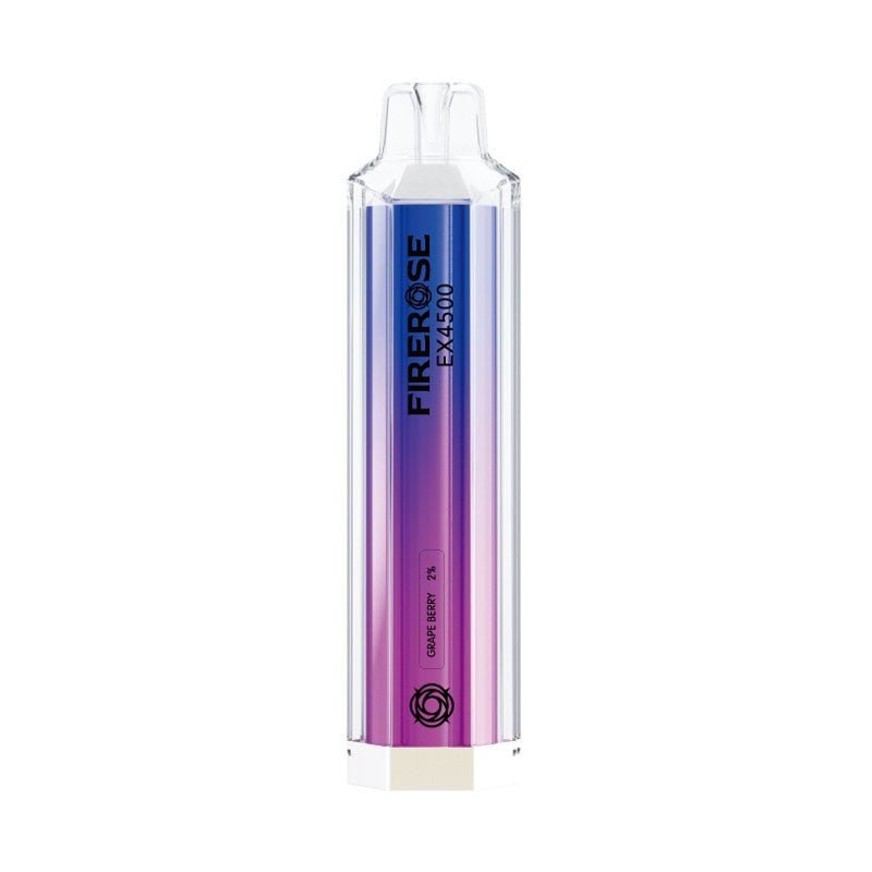 Firerose 4500 Puffs Disposable Vape Pod - Box of 10 Grape Berry