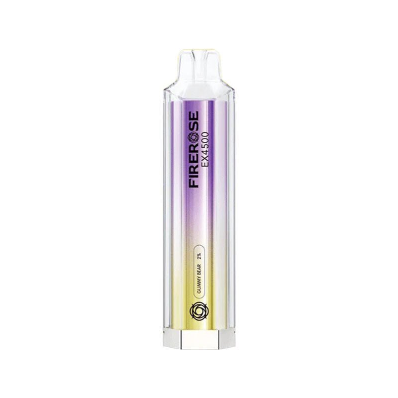 Firerose 4500 Puffs Disposable Vape Pod - Box of 10 Grape Gummy Bear
