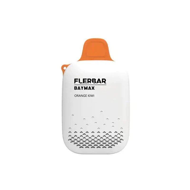 FlerBar Baymax 3500 Puff Disposable Vape Pen Zero Nicotine - Pack of 10 Orange Kiwi