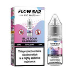 Flow Bar 20ml Nic Salts E - Liquid Pack of 10 Blue Sour Raspberry