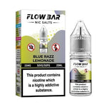 Flow Bar 20ml Nic Salts E - Liquid Pack of 10 Blue Razz Lemonade