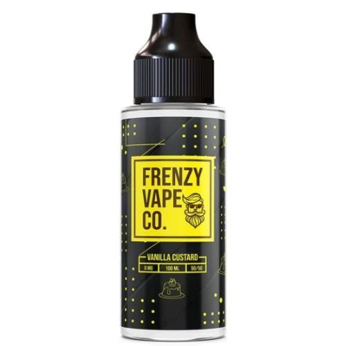 Frenzy Vape Co. 100ml Shortfill E - Liquid Vanilla Custard