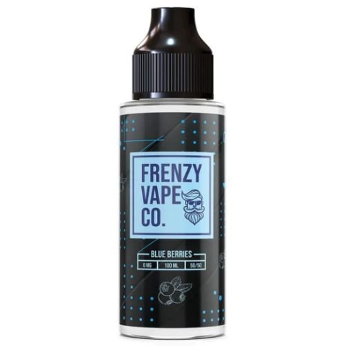 Frenzy Vape Co. 100ml Shortfill E - Liquid Blue Berries