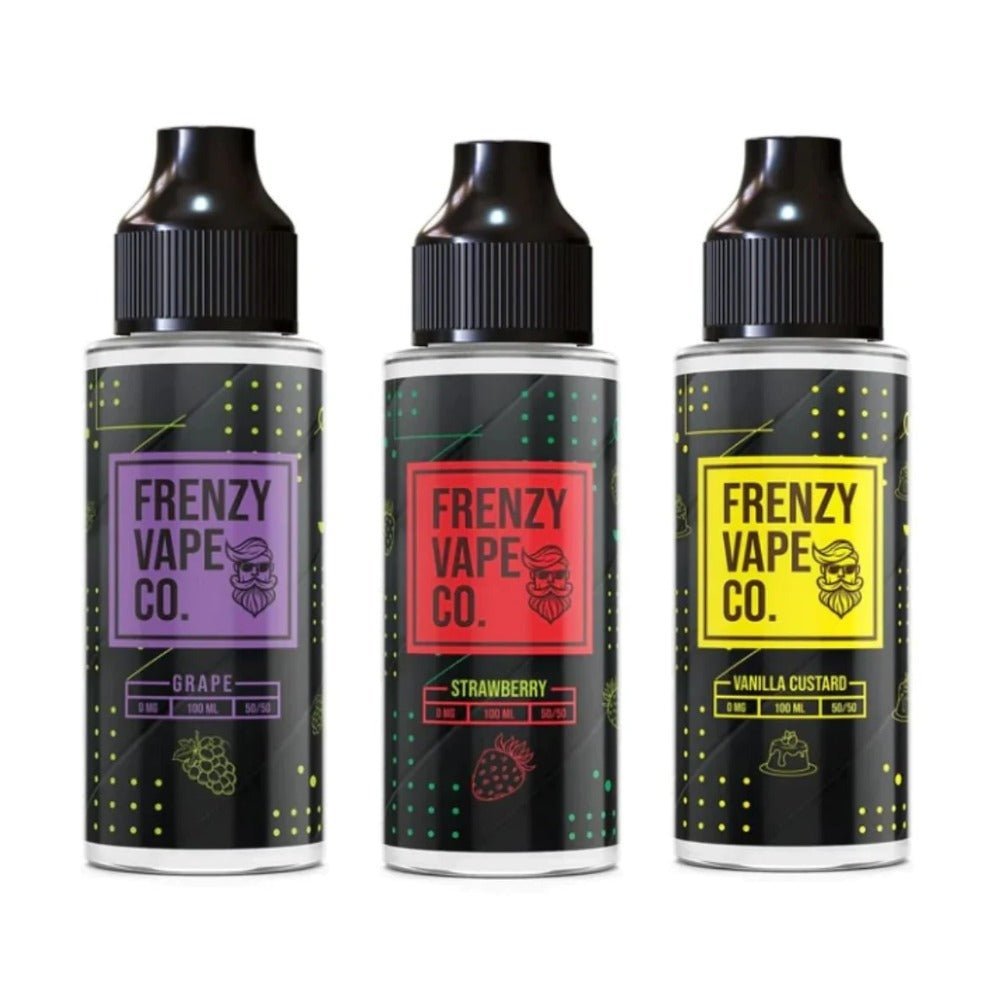 Frenzy Vape Co. 100ml Shortfill E - Liquid Strawberry