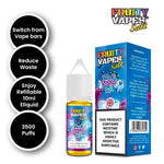 Fruity Vapes Salt 10ml Nic Salts Box of 10 Blue Berry Ice