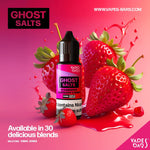 GHOST 3500 Nic Salts 10ml - Box of 10 Strawberry Raspberry Cherry