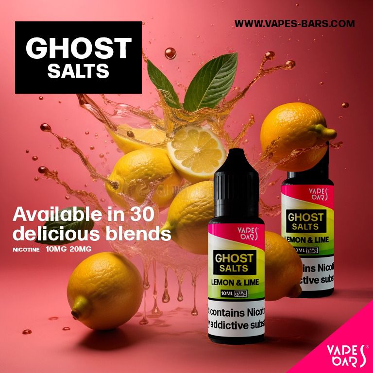 GHOST 3500 Nic Salts 10ml - Box of 10 Lemon Lime